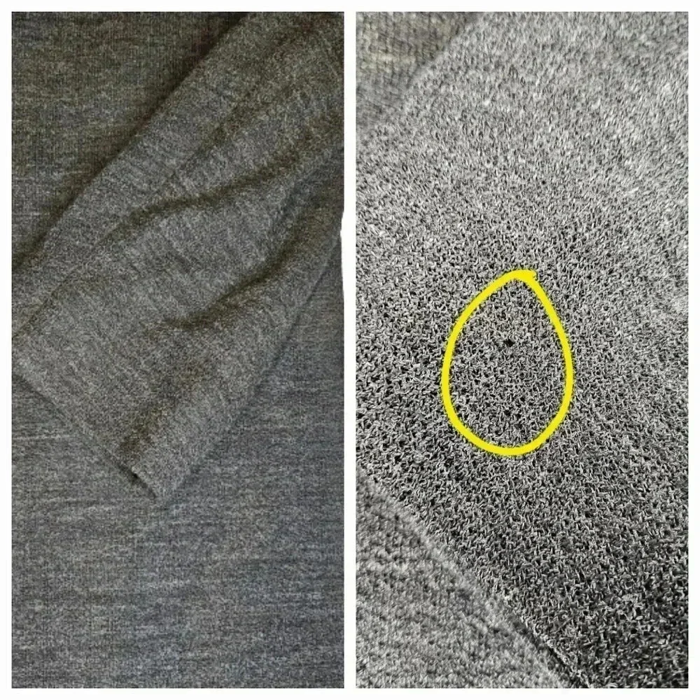 Wool Men's 100% Pure Charcoal 3-Button Sport Coat With Flaws Blazer Overcoat 46R